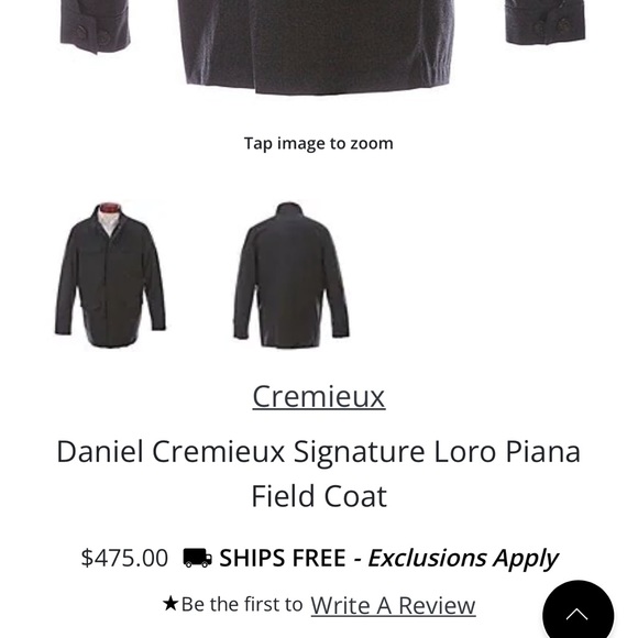 Cremieux
Daniel Cremieux Signature Loro Piana Field Coat - Picture 7 of 17